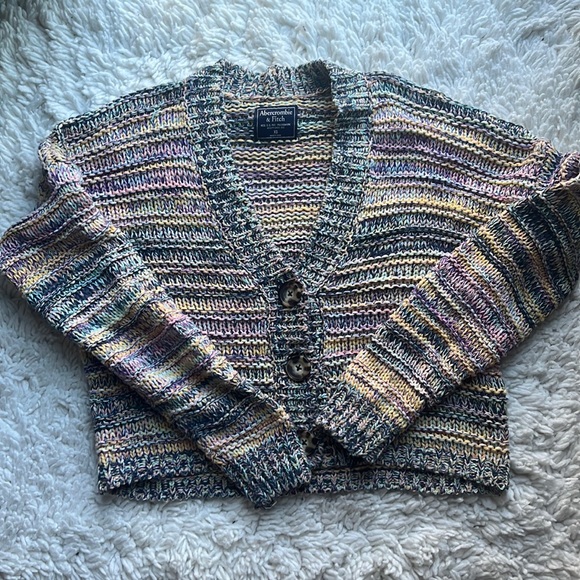 Abercrombie & Fitch Sweaters - Abercrombie multi color cardigan